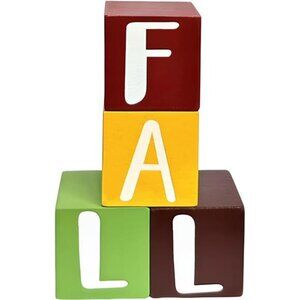 Fall Table Decor Turkey Sign - 4 Pcs Turkey Centerpieces for Table Fall Wooden